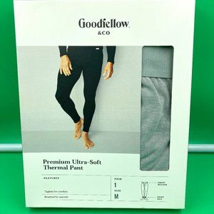 Goodfellow & Co Premium Ultra-Soft Thermal Pant Size Medium 32/34 GRAVEL GRAY
